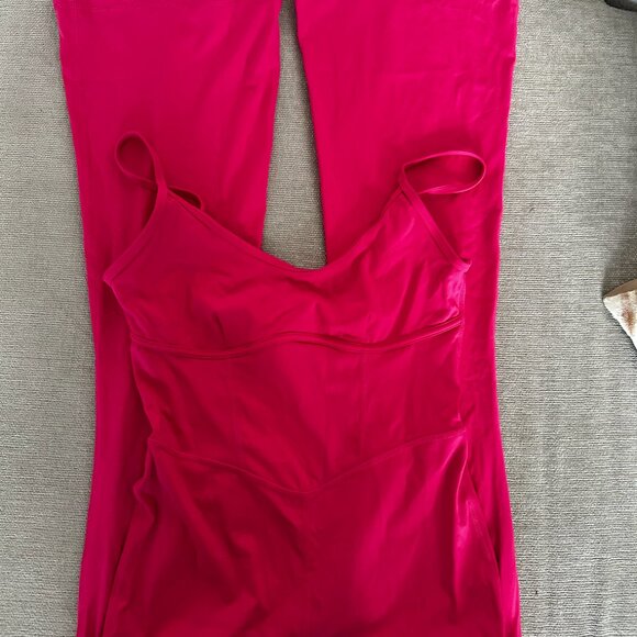 JoyLab Hot Pink One-Piece Workout Jumpsuit – Size Medium - Picture 1 of 3